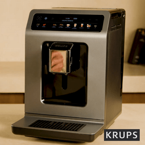 Krups Evidence One with OLED display and automatic cappuccino system
