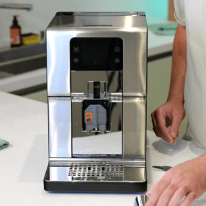 Krups INTUITION EXPERIENCE+ EA877D40 super-automatic bean-to-cup machine with touchscreen and cold brew.