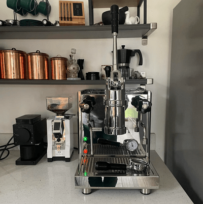 Profitec Pro 800 spring lever espresso machine.