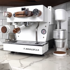 La Marzocco Linea Mini espresso machine.