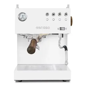 Ascaso Steel Uno PID thermoblock espresso machine with PID display and brew-pressure gauge