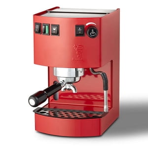 Bezzera Hobby espresso machine with 58 mm group and compact stainless body